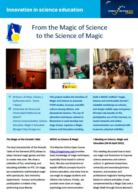 Info in English | De la Magia de la Ciencia a la Ciencia de la Magia